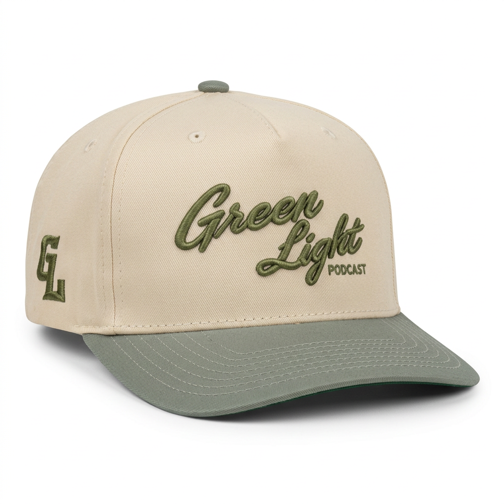Green Light Cursive Hat